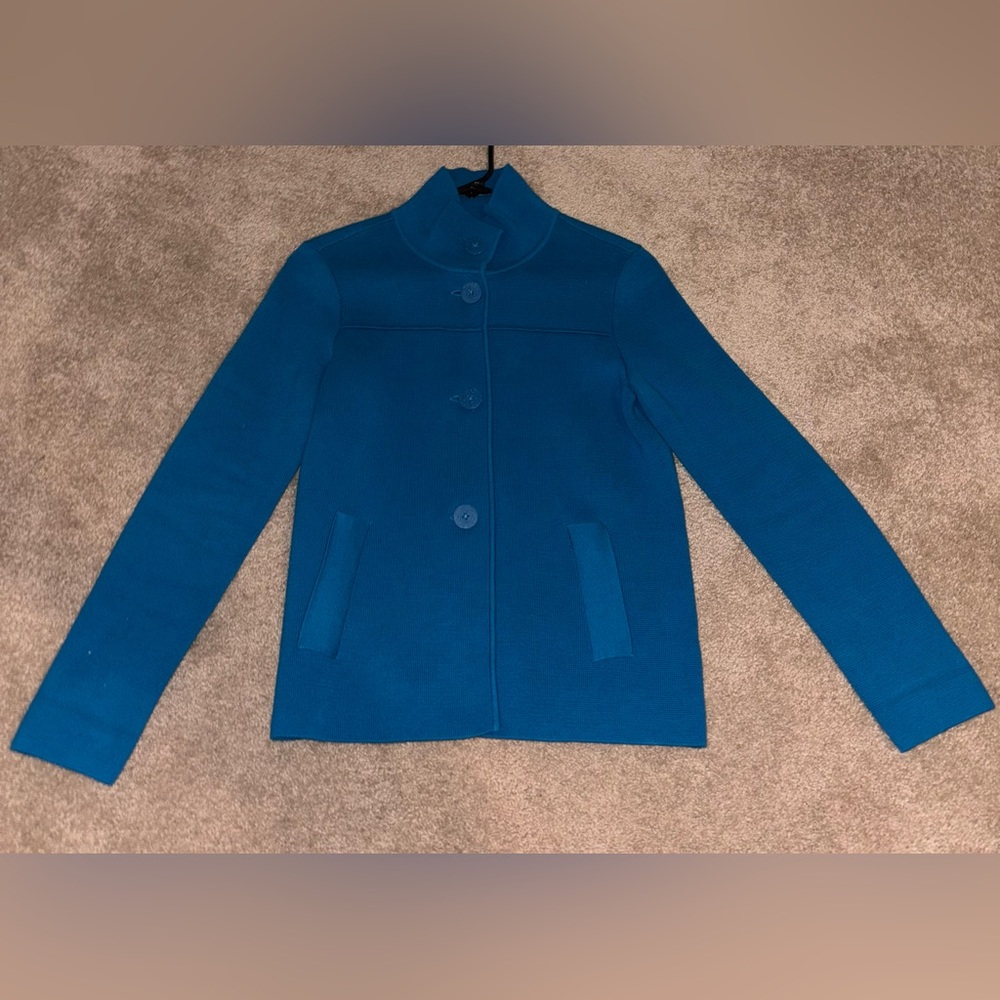Bright blue Talbots size P jacket